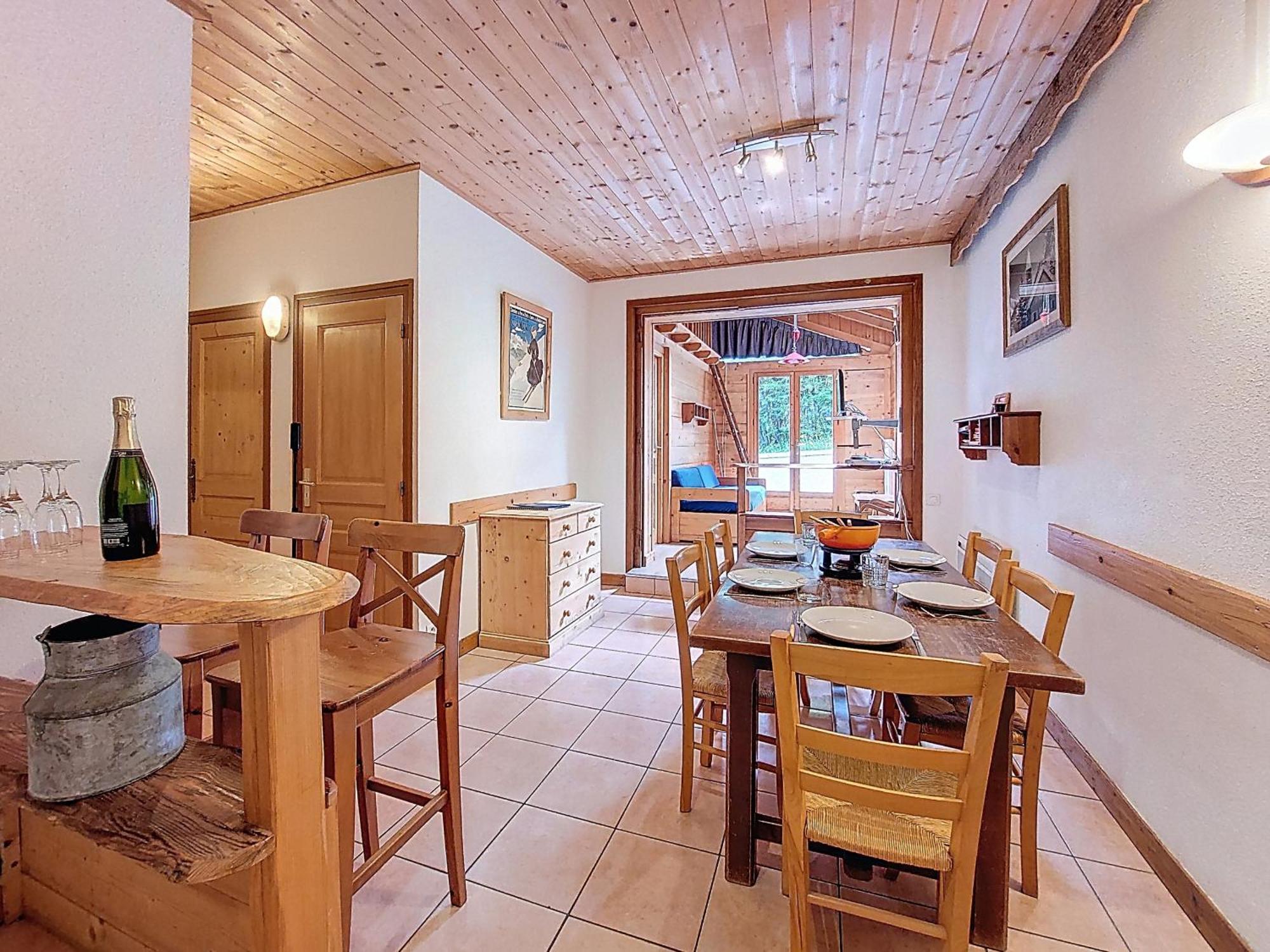 Appartement à 600m des remontées mécaniques, centre Morzine, chalet les Joux Exterior foto